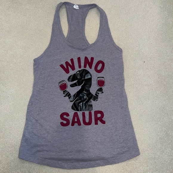 “WinoSaur” Racerback Tank - Picture 2 of 4
